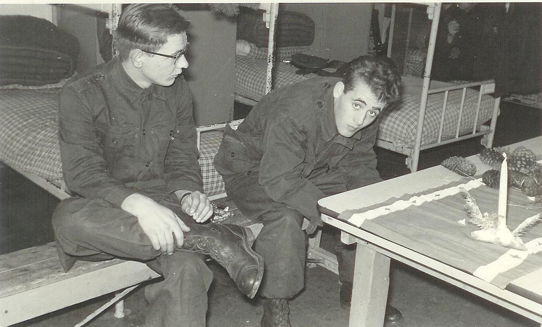 Arie en Philip in dienst