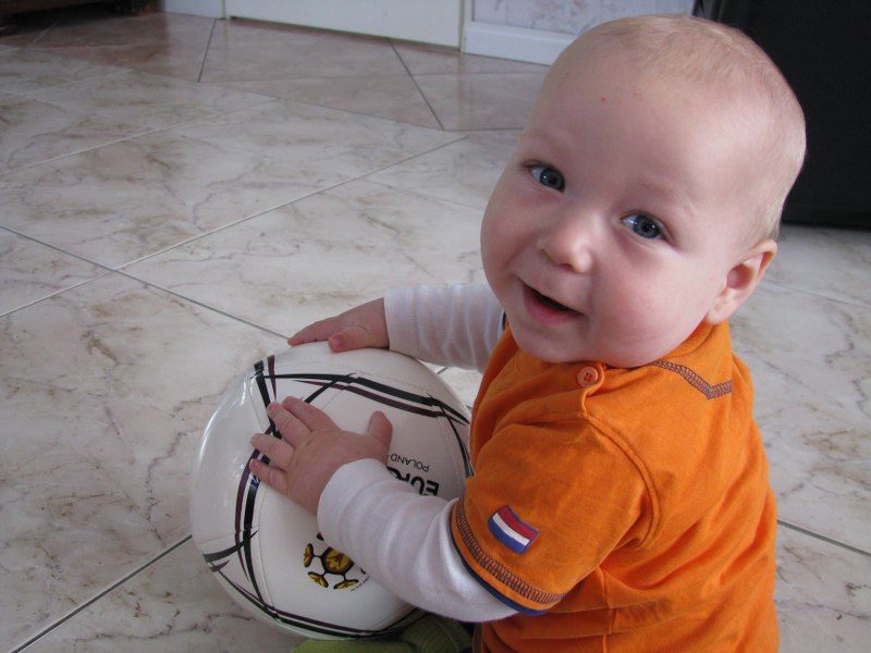Ruben met bal