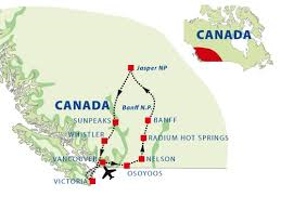 Route door Canada