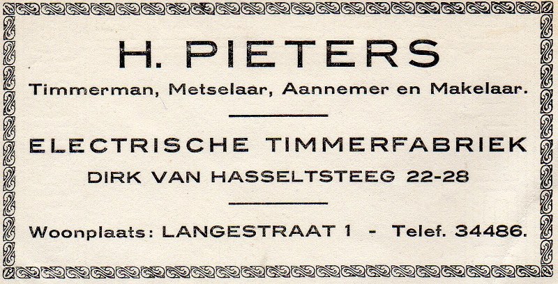 Logo van timmerbedrijf H. Pieters