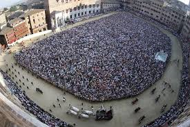 Paarderennen in Sienna