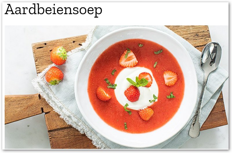 Aardbeiensoep
