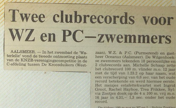 Clubrecord Michelle