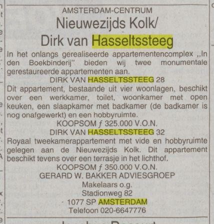 Verkoop advertentie nieuwe panden