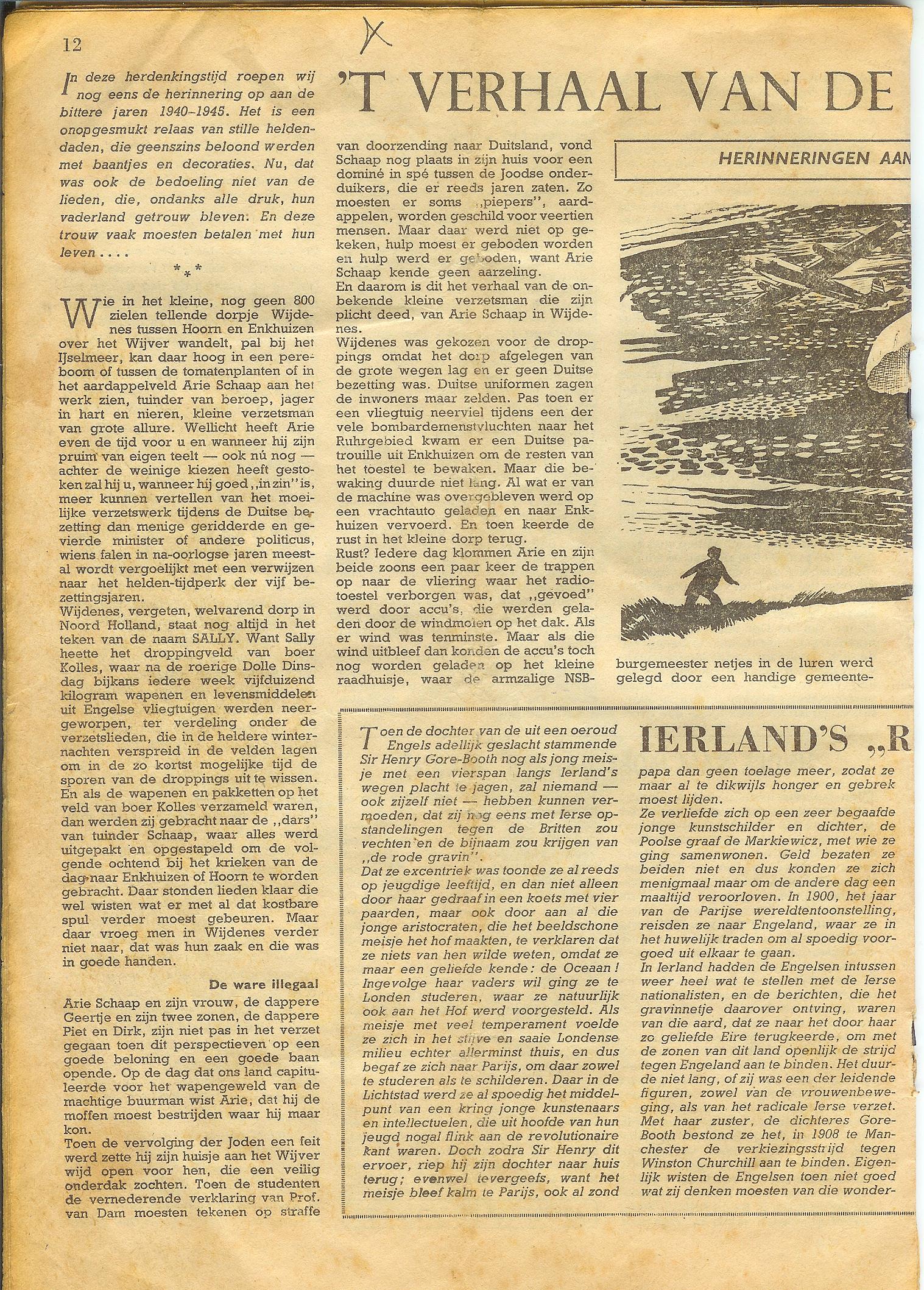 Linkerblad van verhaal over Wijdenes